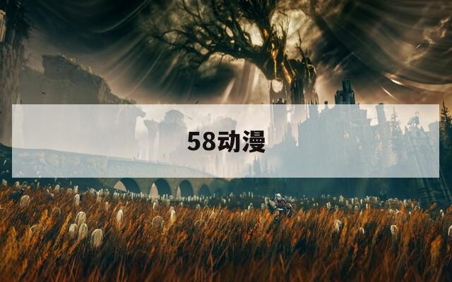 58动漫