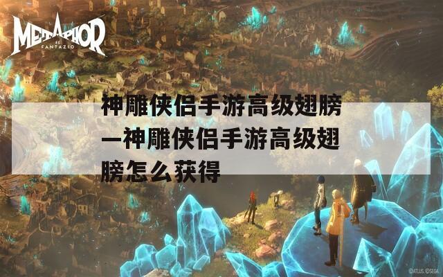神雕侠侣手游高级翅膀—神雕侠侣手游高级翅膀怎么获得