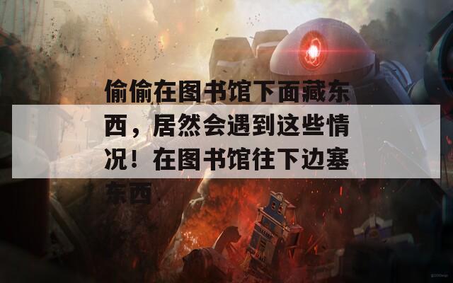 偷偷在图书馆下面藏东西，居然会遇到这些情况！在图书馆往下边塞东西